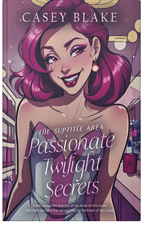 Premade Book Cover Cannon Pink