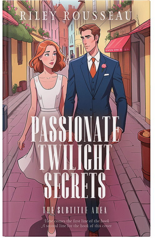 Front view of Premade Chick Lit Book Cover - Coral Tree