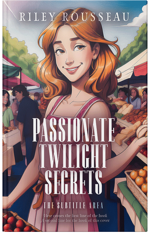 Front view of Premade Chick Lit Book Cover - Pharlap