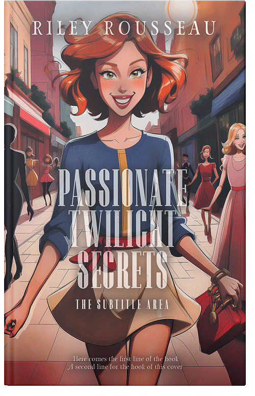 Front view of Premade Romance Book Cover - Coral Tree