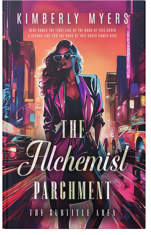 Front view of Premade Fantasy Book Cover - Tonys Pink