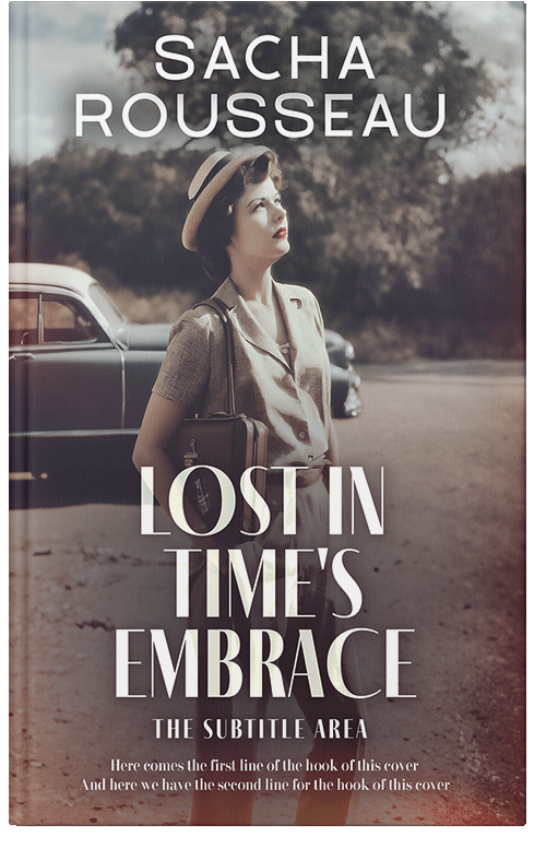 Front view of Premade Historical Book Cover - Dorado