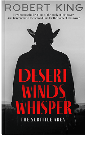 Pre Made Book Cover Silver