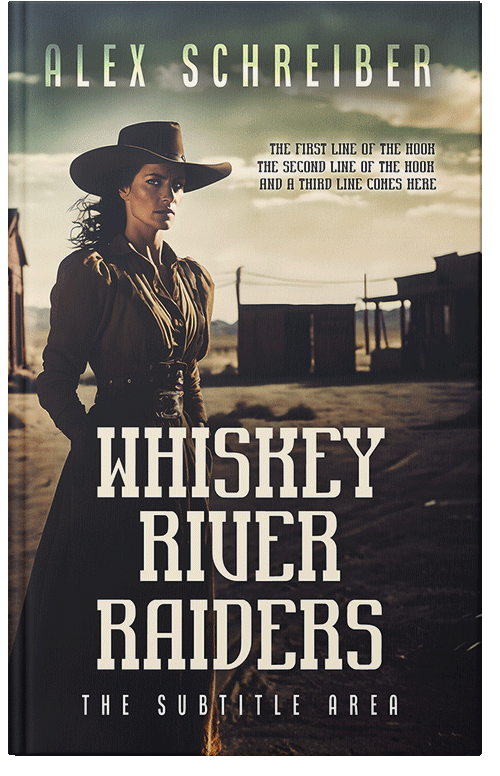 Front view of Premade Action & Adventure Book Cover - Dune