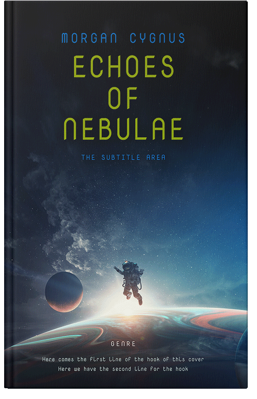 Front view of Premade Science Fiction Book Cover - Ebony