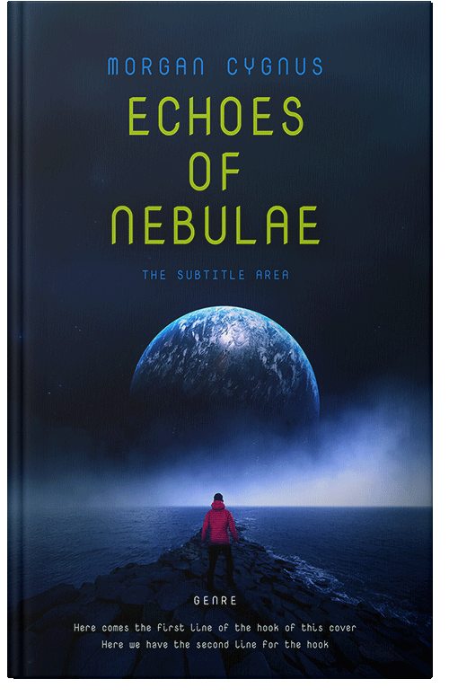 Front view of Premade Science Fiction Book Cover - Black Pearl