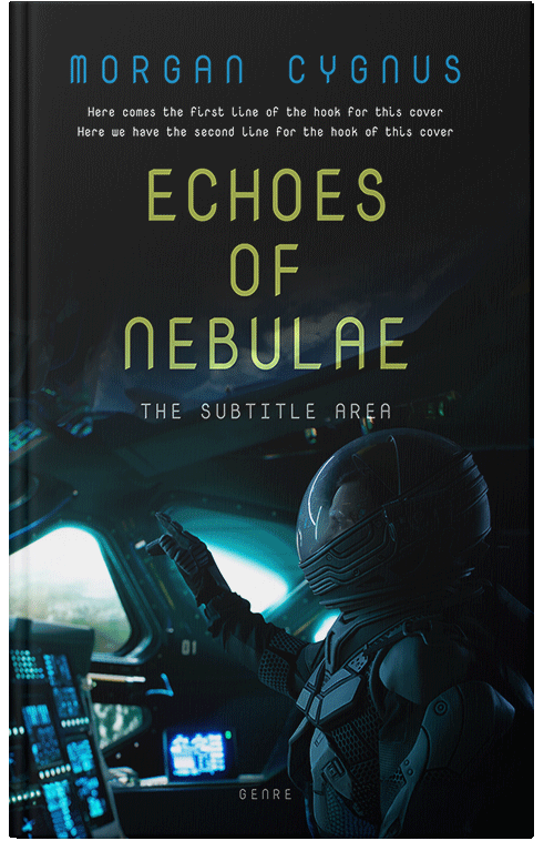 Front view of Premade Science Fiction Book Cover - Black Bean