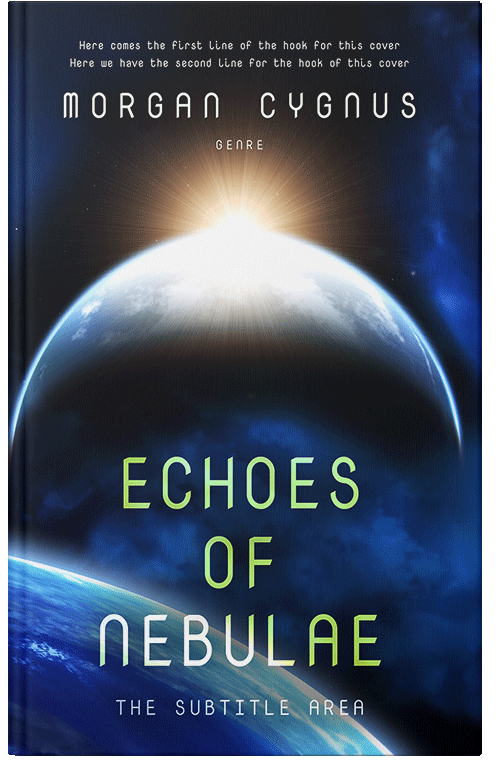 Front view of Premade Science Fiction Book Cover - Ebony