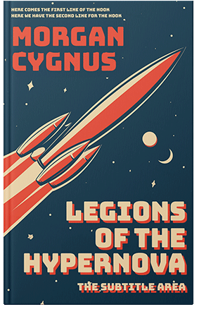 Pre Made Book Cover Apricot