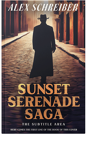 Pre Made Book Cover Tumbleweed