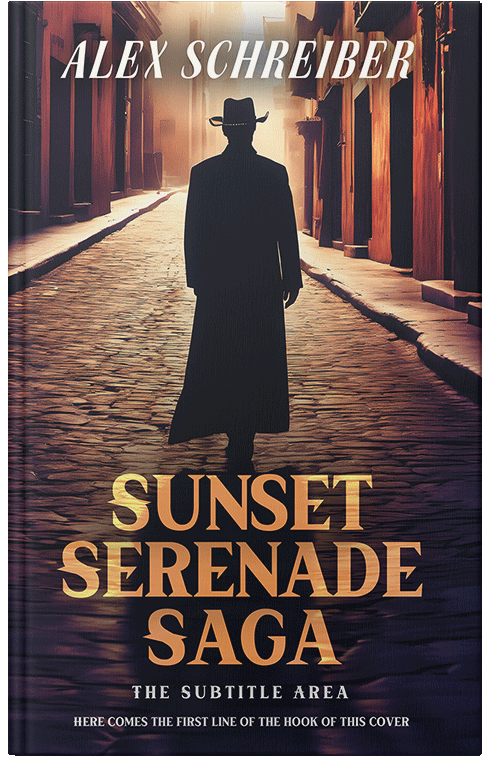 Front view of Premade Mystery & Thriller & Suspense Book Cover - Tumbleweed