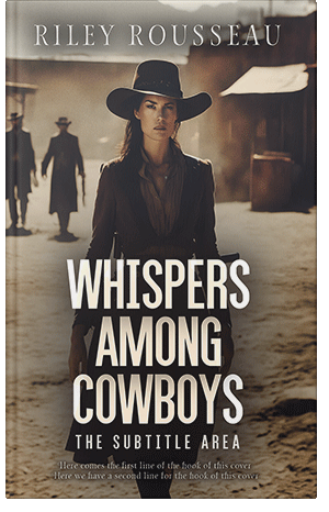 Premade Book Cover Taupe