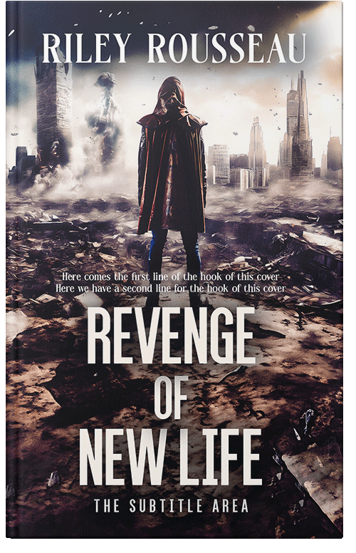 Front view of Premade Apocalyptica Book Cover - Pearl Bush