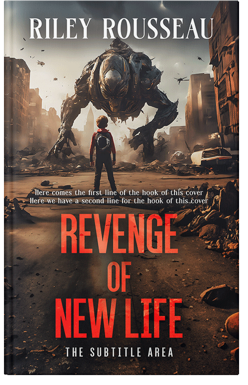 Front view of Premade Science Fiction Book Cover - Cocoa Brown