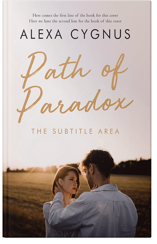 Front view of Premade Romance Book Cover - Ebb