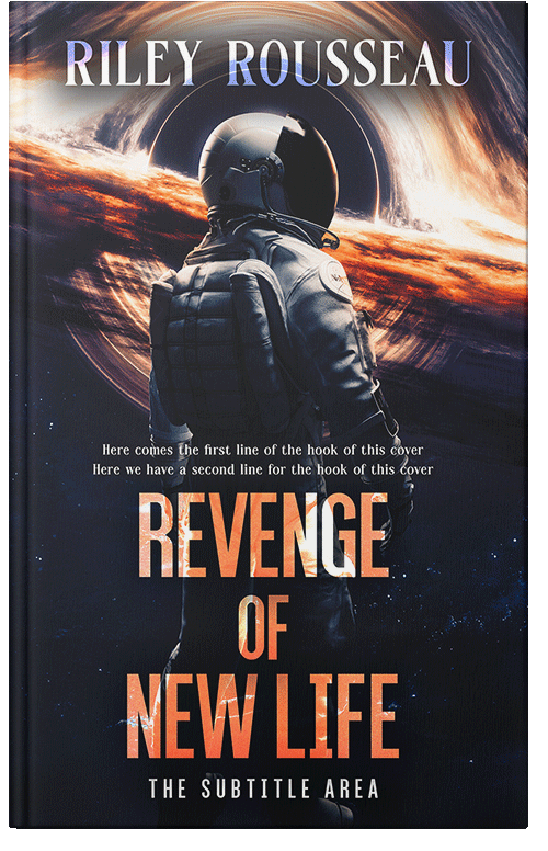 Front view of Premade Science Fiction Book Cover - Calico