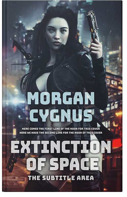 Front view of Premade Science Fiction Book Cover - Pumice