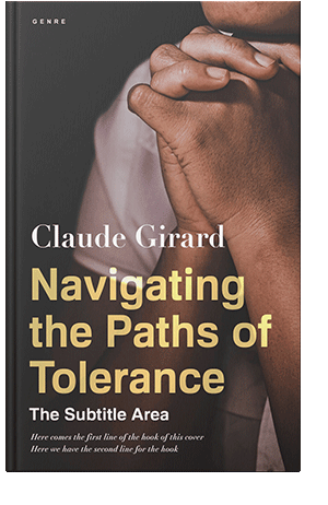 Pre Made Book Cover Taupe