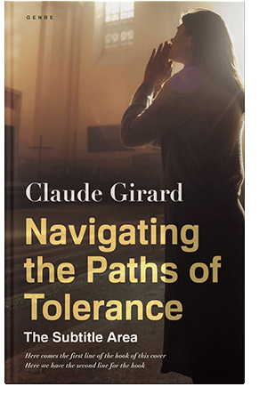 Pre Made Book Cover Tan