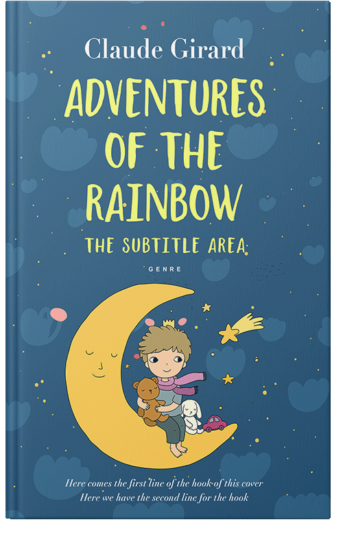 Front view of Premade Children's Book Cover - Calypso