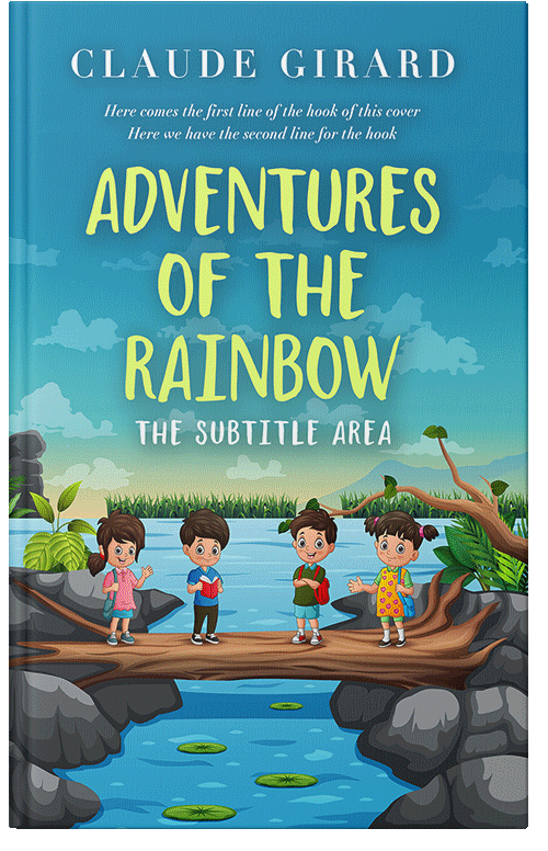 Front view of Premade Nature Book Cover - Astral