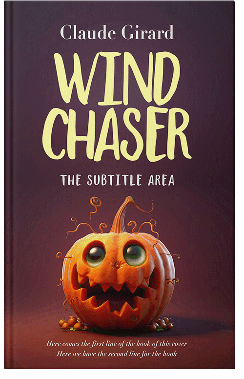 Front view of Premade Children's Book Cover - Cocoa Bean