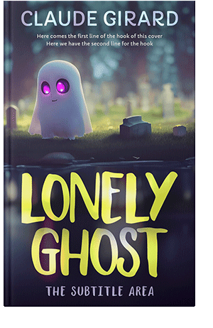 Pre Made Book Cover Ebony Clay