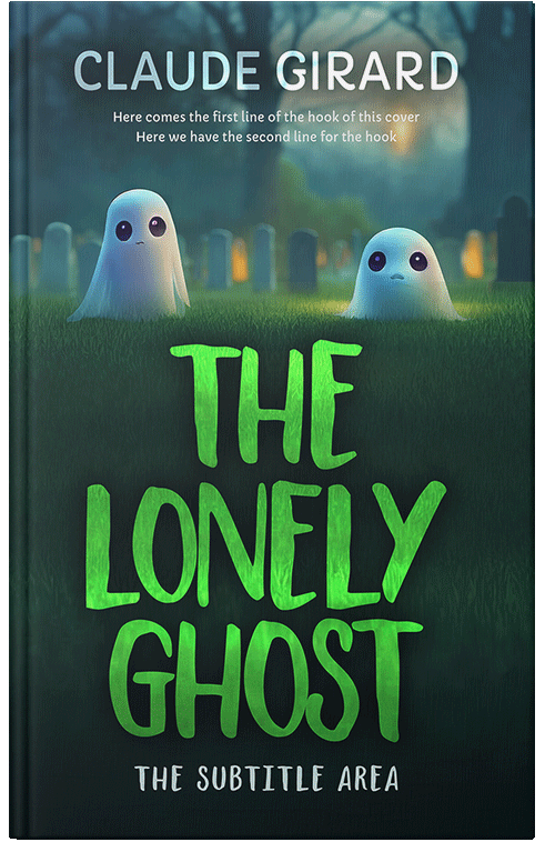 Front view of Premade Horror Book Cover - Gable Green