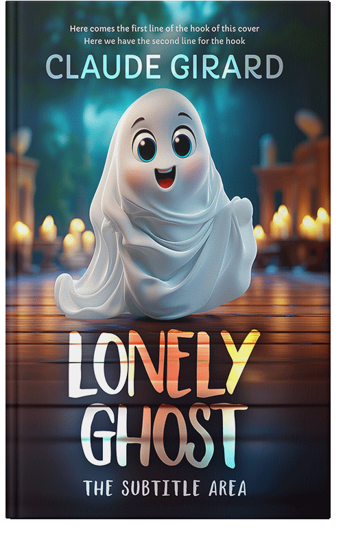 Front view of Premade Teen & Young Adult Book Cover - Vanilla