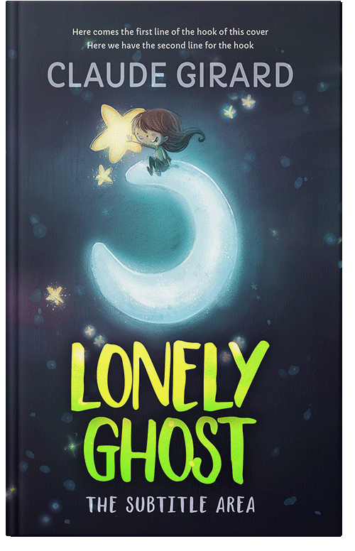 Front view of Premade Children's Book Cover - Mirage