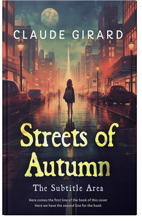 Front view of Premade Fantasy Book Cover - Whiskey