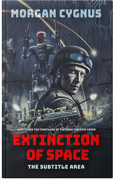 Front view of Premade Apocalyptica Book Cover - Charade