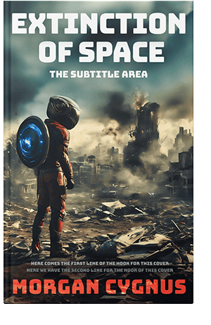 Pre Made Book Cover Outer Space