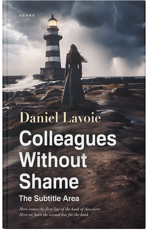 Front view of Premade Romance Book Cover - Thunder