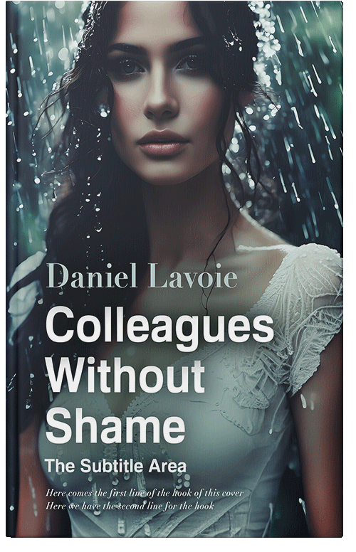 Front view of Premade Romance Book Cover - Outer Space