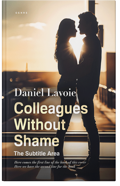 Front view of Premade Romance Book Cover - Chamois