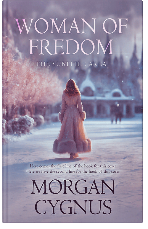 Front view of Premade Fantasy Book Cover - Amethyst Smoke