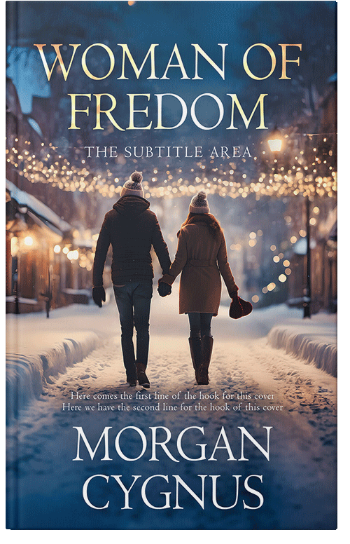 Front view of Premade Romance Book Cover - Fiord