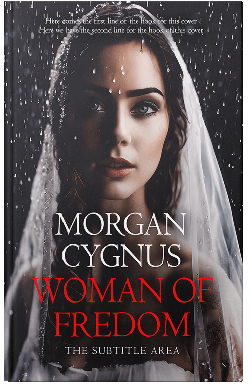 Front view of Premade Mystery & Thriller & Suspense Book Cover - Clam Shell