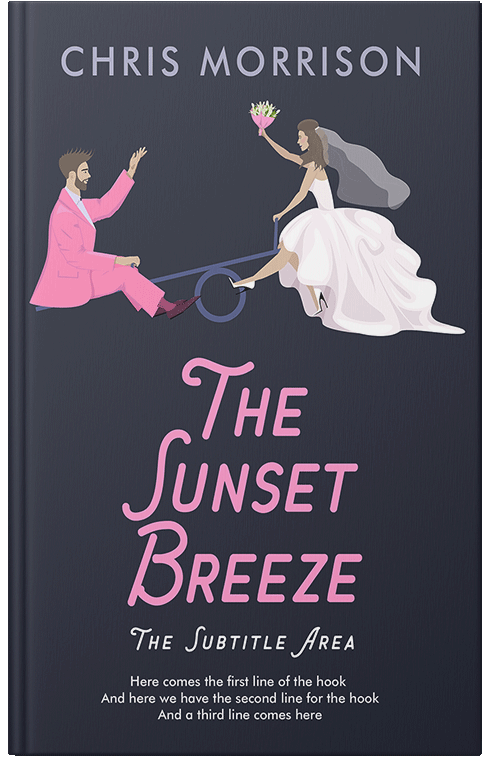 Front view of Premade Romance Book Cover - Outer Space