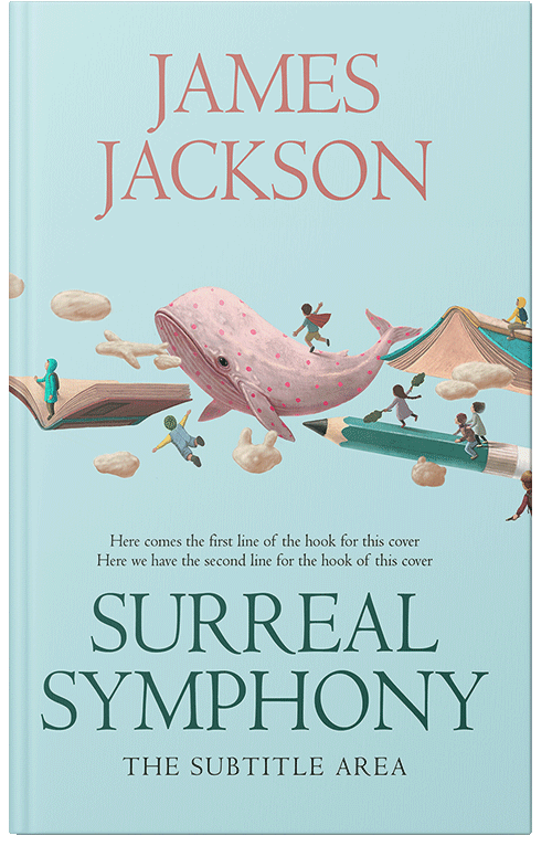 Front view of Premade Surreal Book Cover - Ziggurat