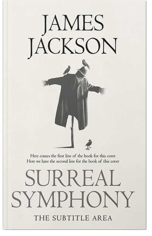 Front view of Premade Horror Book Cover - Spring Wood