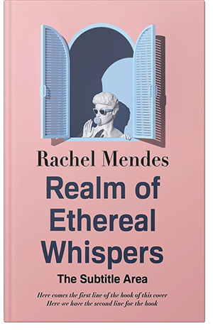 Pre Made Book Cover Cavern Pink