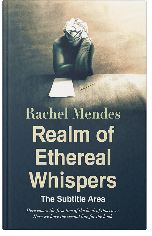 Front view of Premade Surreal Book Cover - Bone