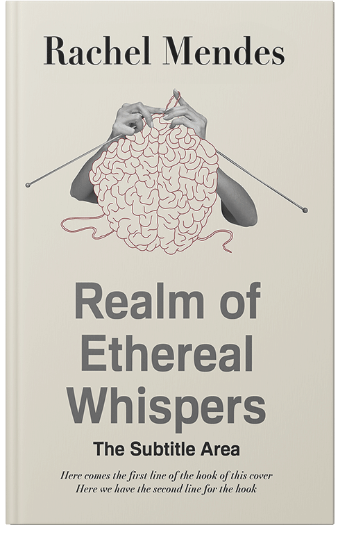 Front view of Moon Mist #15528 - Premade Abstract Book Cover