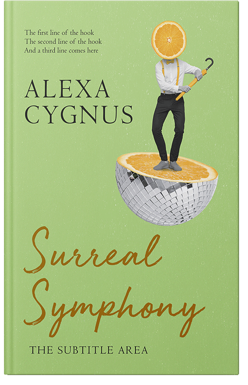 Front view of Premade Surreal Book Cover - Pine Glade