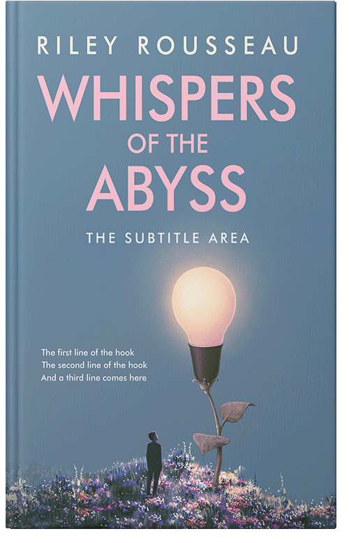 Front view of Premade Business Book Cover - Bermuda Gray