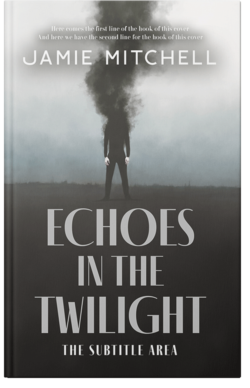 Front view of Premade Surreal Book Cover - Pumice