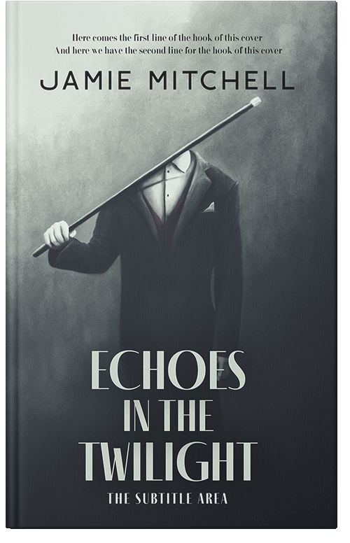 Front view of Premade Surreal Book Cover - Pumice