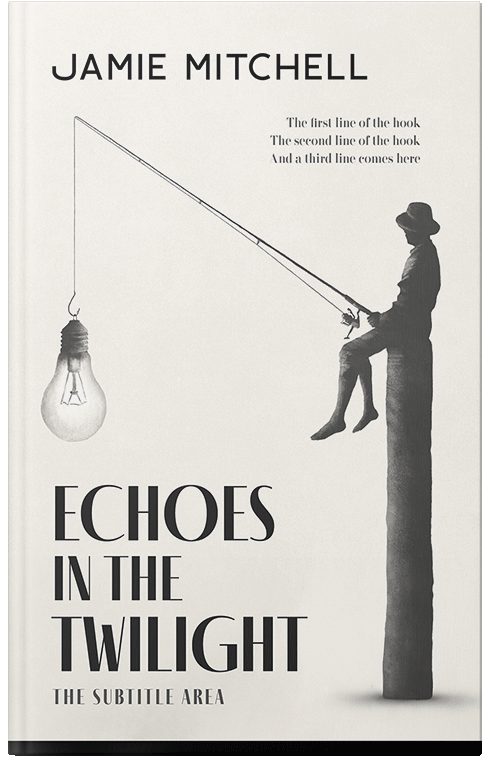 Front view of Premade Surreal Book Cover - Spring Wood